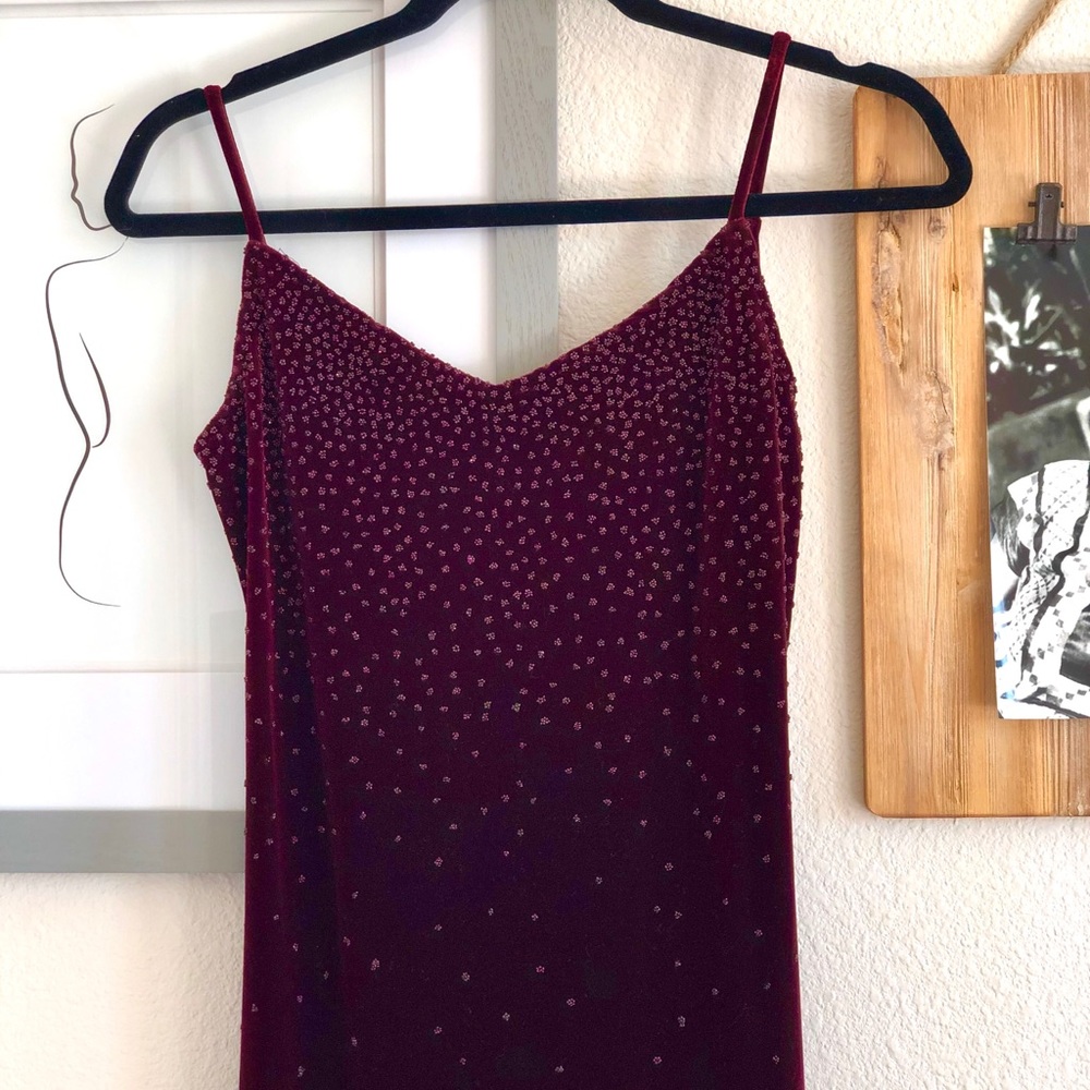 90s inspired Velvet Dress